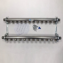 Коллектор Watts HLV2000-VA VA12 1"х3/4", 12вых., сталь нерж., (компл)