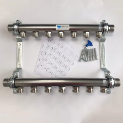 Коллектор Watts HLV2000-VA VA07 1"х3/4", 7вых., сталь нерж., (компл)