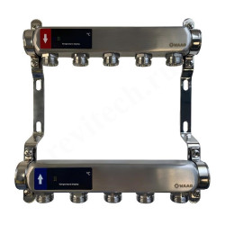 Коллектор WAAG 1"х3/4", 5вых., сталь нерж.