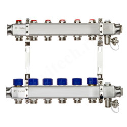Коллектор Ридан SSM-R 6 1"х3/4", 6вых., сталь нерж., в сборе
