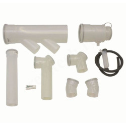 Дымоотводящий комплект 110-160, Vaillant, раструб-труба, PP