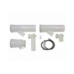 Дымоотводящий комплект 160, Vaillant, раструб-труба, PP