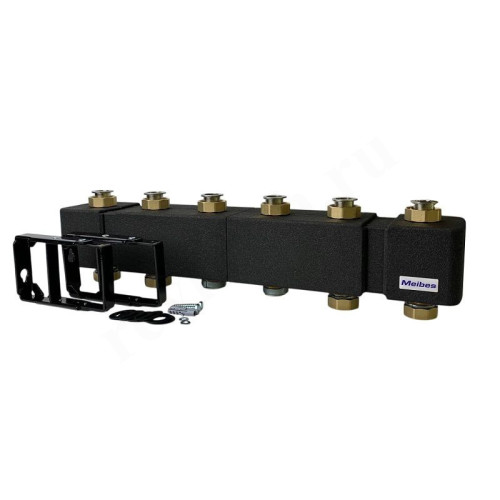 Распределительная гребенка Meibes 1 1/2"х1 1/2", 5вых., сталь нерж.