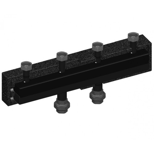 Распределительная гребенка Meibes MeiFlow M 1 1/2"х1 1/2", 2вых., сталь черная