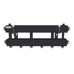 Распределительная гребенка Gidruss MK-150 3x25 1 1/2"х1", 4вых., сталь черная