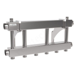 Распределительная гребенка Gidruss MKSS-250 2"х1 1/4", 3вых., сталь нерж.