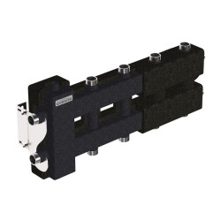 Распределительная гребенка Gidruss BM-60 5DU.EPP 1"х1", 5вых., сталь черная