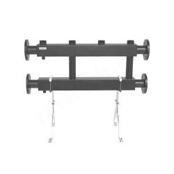 Распределительная гребенка Gidruss МК 400-2х50 65х2", 2вых., сталь черная