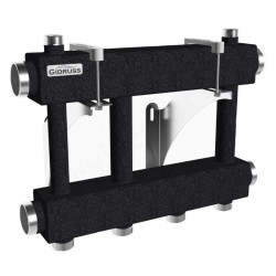 Распределительная гребенка Gidruss MK-250 2x32 2"х1 1/4", 2вых., сталь черная