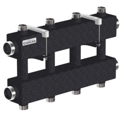 Распределительная гребенка Gidruss MK-150 4DU 1 1/2"х1", 5вых., сталь черная