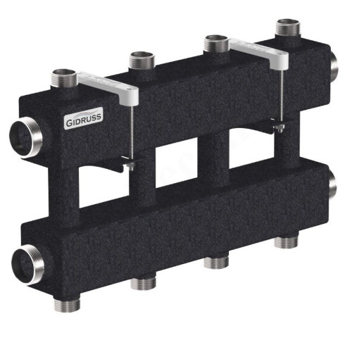 Распределительная гребенка Gidruss MK-150 4DU 1 1/2"х1", 5вых., сталь черная
