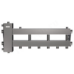 Распределительная гребенка Gidruss BMSS-150 4D 1 1/2"х1", 4вых., сталь нерж.