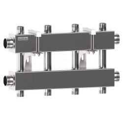 Распределительная гребенка Gidruss MKSS-150 4DU 1 1/2"х1", 5вых., сталь нерж.