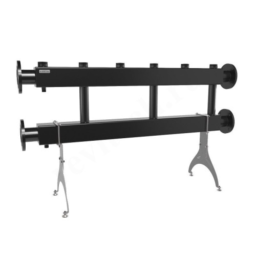 Распределительная гребенка Gidruss МК-600 3x50 80х2", 3вых., сталь черная