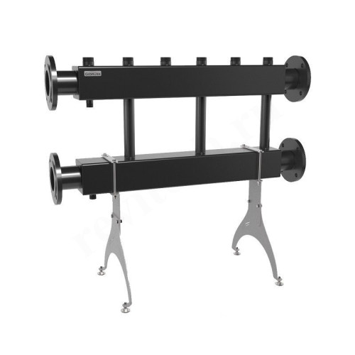 Распределительная гребенка Gidruss MK-600 3x32 80х1 1/4", 3вых., сталь черная