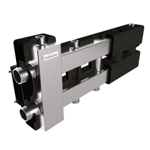 Распределительная гребенка Gidruss BMSS-80 3D.EPP 1 1/4"х1", 3вых., сталь нерж.