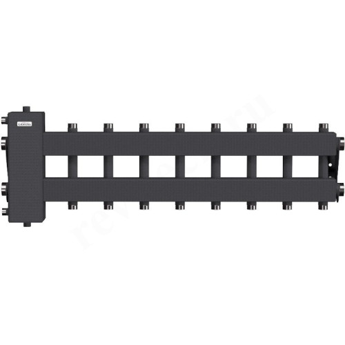 Распределительная гребенка Gidruss BM-150 9DU 1 1/2"х1", 9вых., сталь черная