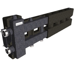 Распределительная гребенка Gidruss BM-80 4D.EPP 1 1/4"х1", 4вых., сталь черная