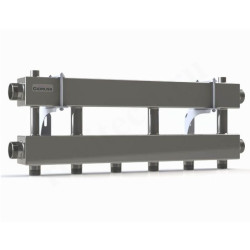 Распределительная гребенка Gidruss MKSS-150 3x25 1 1/2"х1", 4вых., сталь нерж.