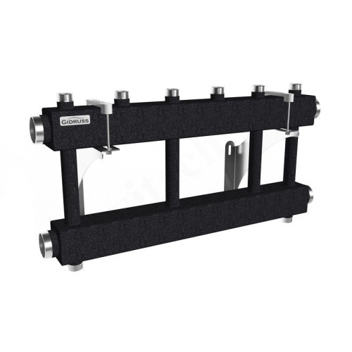 Распределительная гребенка Gidruss МК 250 2"х1", 3вых., сталь черная