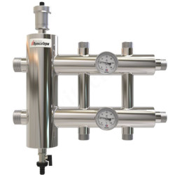 Распределительная гребенка Прокситерм GSK 1"х1 1/4", 3вых., сталь нерж.