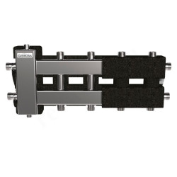 Распределительная гребенка Gidruss BMSS-60 5DU.EPP 1"х1", 5вых., сталь нерж., в сборе