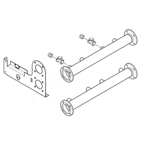Гидравлический блок, расширение 2/4 котла DN100, Vaillant