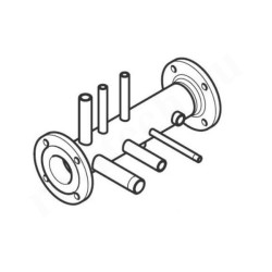 Труба соединительная с гильзами для датчиков, DN65 Vaillant