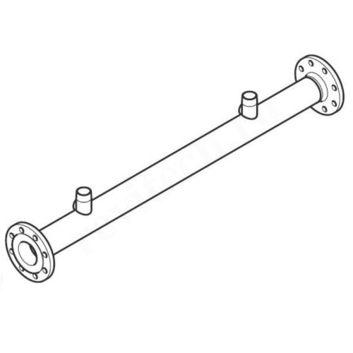 Труба газовая, в сборе DN80, подключения для 2 или 4 котлов, Vaillant