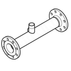 Труба газовая, в сборе DN80, подключения для 1 или 2 котлов, Vaillant