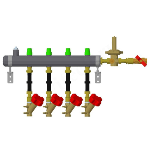 Узел распределительный этажный Ридан TDU.5R DN50-4R-20-APT15-MNT15