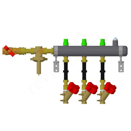 Узел распределительный этажный Ридан TDU.5R DN50-3L-25-APT20-MNT15