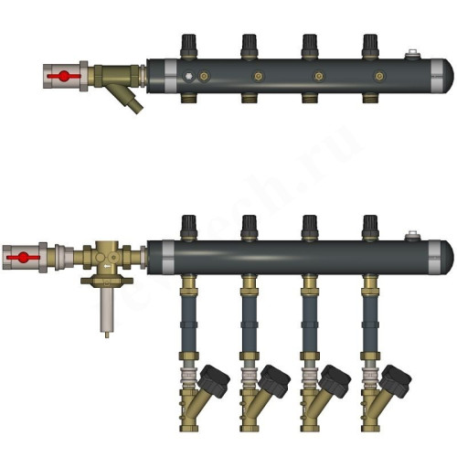 Этажный распределитель Ридан TDU 5R, DN50-2L-25-APT20-MNT15 wohm wocl