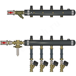 Этажный распределитель Ридан TDU 5R, DN50-4L-25-APT20-MNT15 wohm wocl