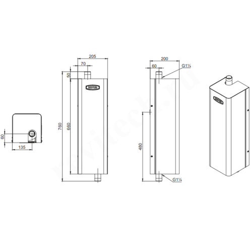 Котел электрический Zota Econom 21 (21 кВт), 380В