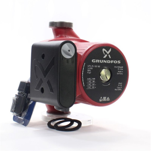 Насос циркуляционный Grundfos UPS 25-100 180 (1х220В; 0,35кВт), L180