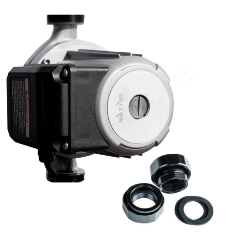 Насос циркуляционный Native NOZ 30/12 EM (1х220В; 0,50кВт), с гайками, L180