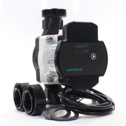 Насос циркуляционный SHIMGE APE 25-6-180 (1х220В; 45Вт), с гайками, L180
