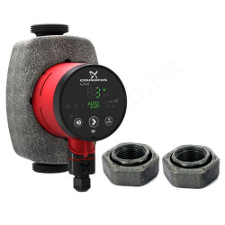 Насос циркуляционный Grundfos Alpha2 25-60 180 (1х220В; 34Вт), с гайками, L180