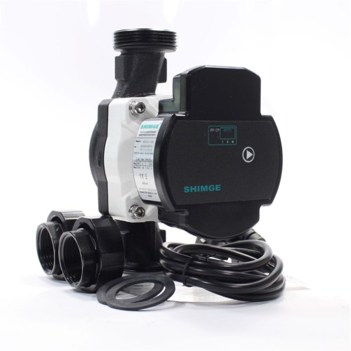 Насос циркуляционный SHIMGE APE 25-4-180 (1х220В; 25Вт), с гайками, L180