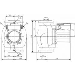 Насос циркуляционный Wilo TOP-S 40/15 DM PN6/10 (3х380В; 0,57кВт)