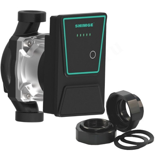 Насос циркуляционный SHIMGE APM-A 25-4-130 (1х220В; 25Вт), с гайками, L130