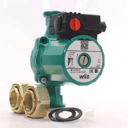 Насос циркуляционный Wilo Star-RS 25/7 (1х220В; 0,13кВт), с гайками, L180