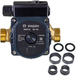 Насос циркуляционный Ридан RWS 20-60SB (1х220В; 90Вт), с гайками, L130