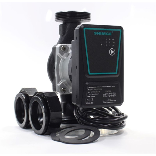 Насос циркуляционный SHIMGE APM-A 32-6-180 (1х220В; 45Вт), с гайками, L180