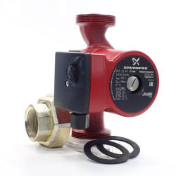 Насос циркуляционный Grundfos UPS 32-40 180 (1х220В; 45Вт), с гайками, L180