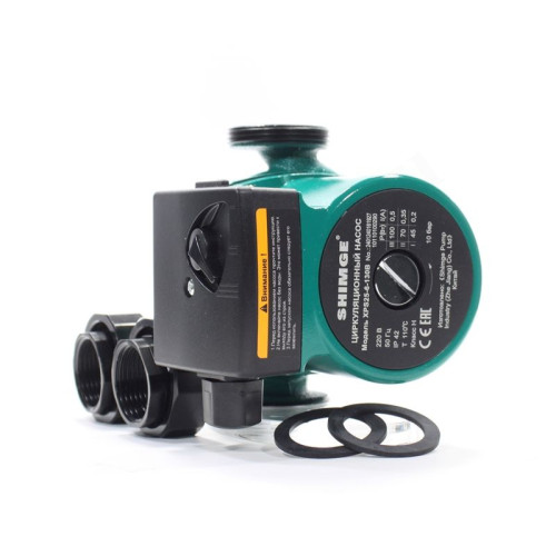 Насос циркуляционный SHIMGE XPS-B 25-6-130 (1х220В; 0,10кВт), с гайками, L130