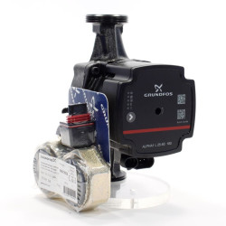 Насос циркуляционный Grundfos Alpha1L 25-60 180 (1х220В; 45Вт), с гайками, L180