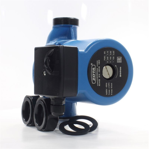 Насос циркуляционный Zota Ring 25/80 S 180 (1х220В; 0,25кВт), с гайками, L180