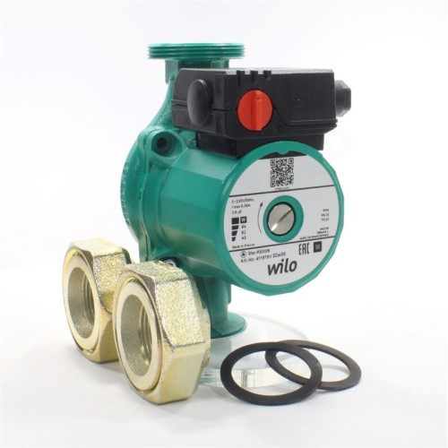 Насос циркуляционный Wilo Star-RS 30/6 (1х220В; 84Вт), с гайками, L180